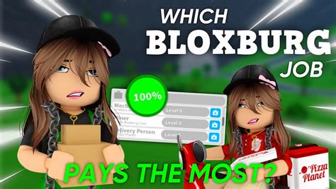 which job in bloxburg pays the most